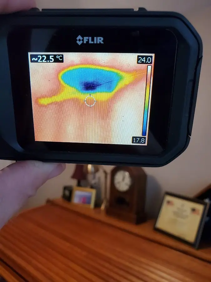 Thermal imaging inspection for water damage in Wilson