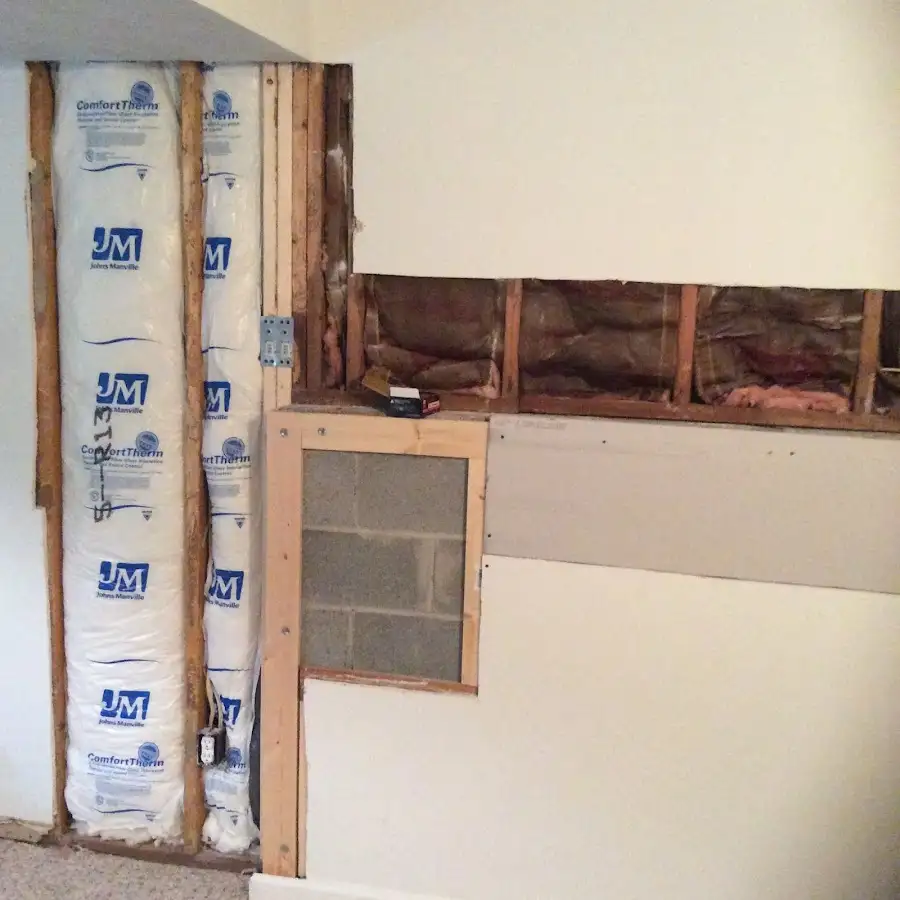 Wall insulation replacement during Contents Cleaning & Restoration in Wilson